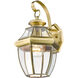 Monterey 1 Light 13 inch Antique Brass Outdoor Wall Lantern