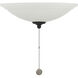 Wind Star LED Matte Black Ceiling Fan Light kit