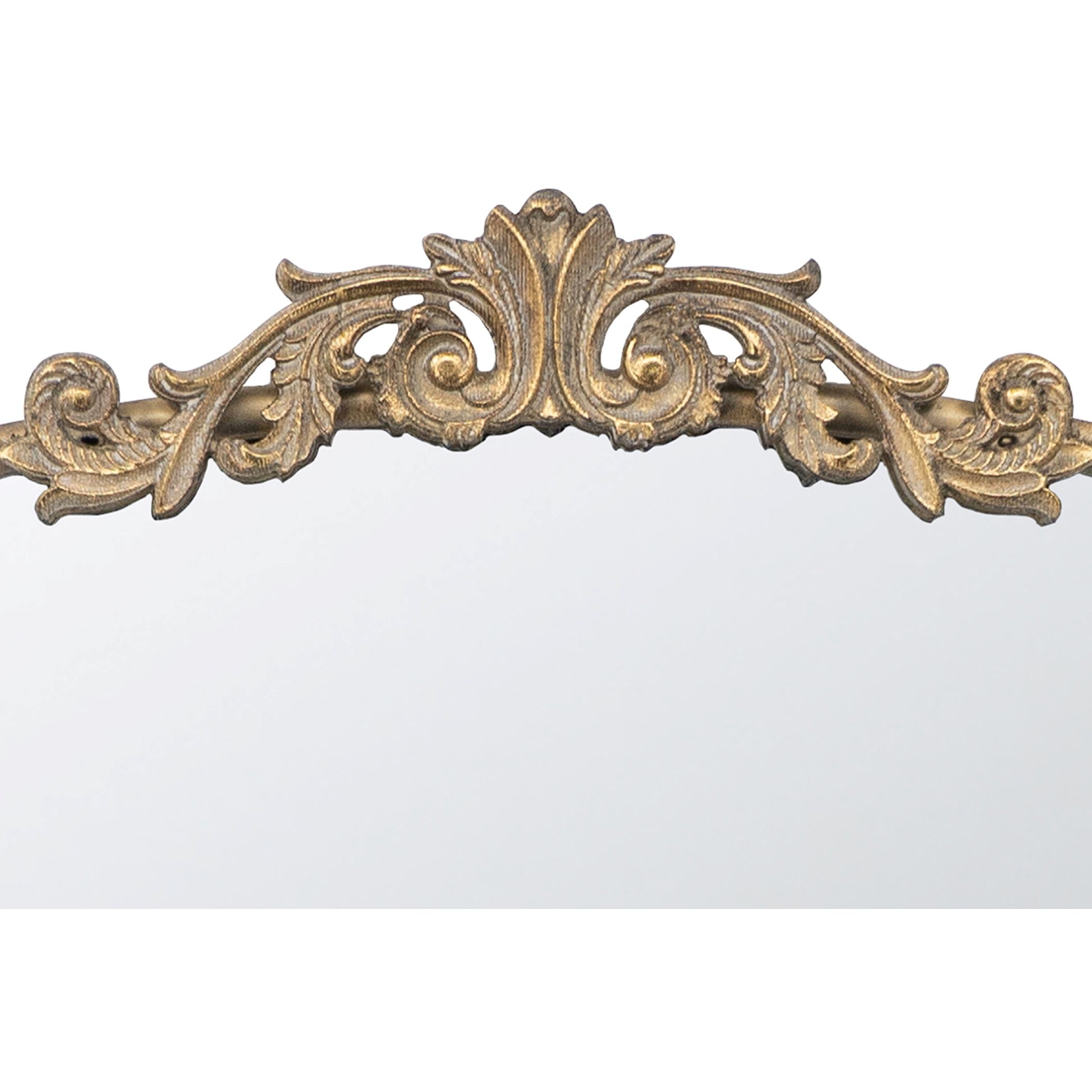 Baroque Inspired 36 X 24 inch Gold Mirror