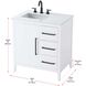 Millie 32 X 35 inch White Bathroom Vanity Cabinet