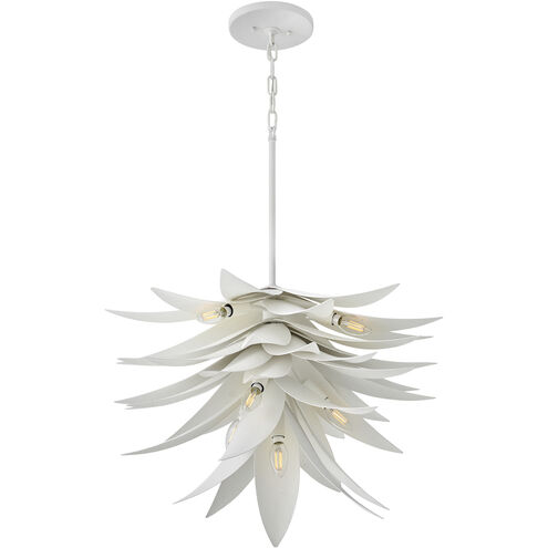 Agave LED 26 inch Textured Plaster Chandelier Ceiling Light