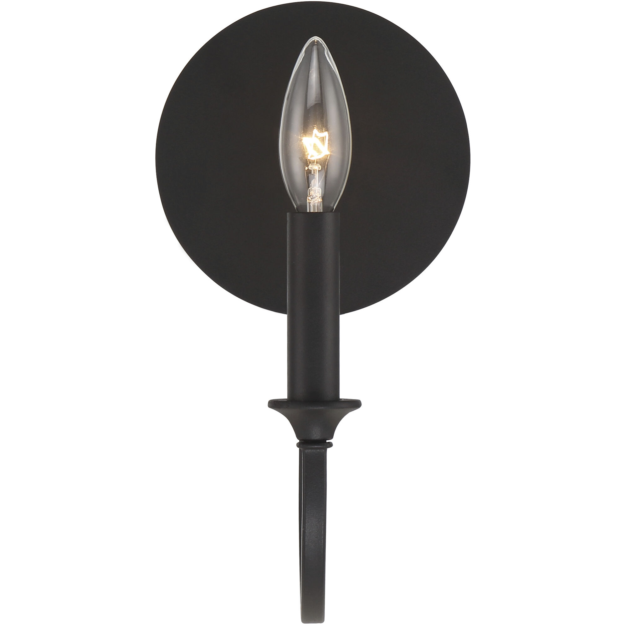 Stone Canyon Sconce Wall Light in Black