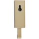 Stopwatch 33.25 X 22.25 inch Gold Powder Room Wall Mirror, Varaluz Casa
