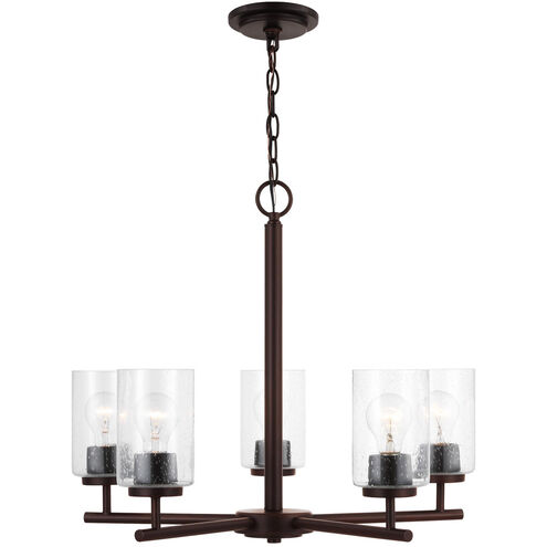 Oslo 5 Light 24 inch Bronze Chandelier Ceiling Light