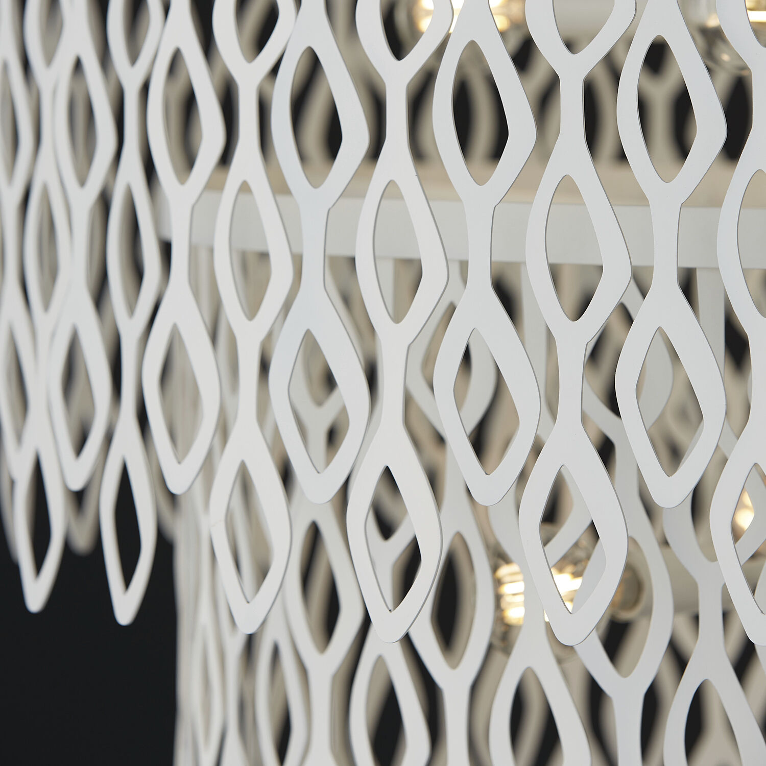 Pheobe 7 Light 27 inch Matte White Pendant Ceiling Light