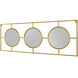 Anita 43.3 X 15.7 inch Gold Wall Mirror