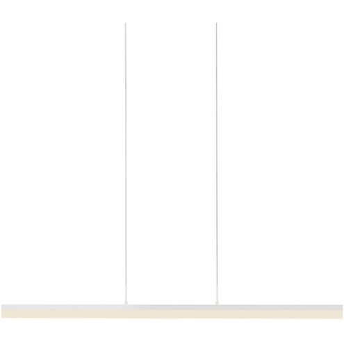 Stiletto 44 inch Satin White Pendant Ceiling Light
