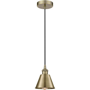 Smithfield 1 Light 6.5 inch Antique Brass Mini Pendant Ceiling Light