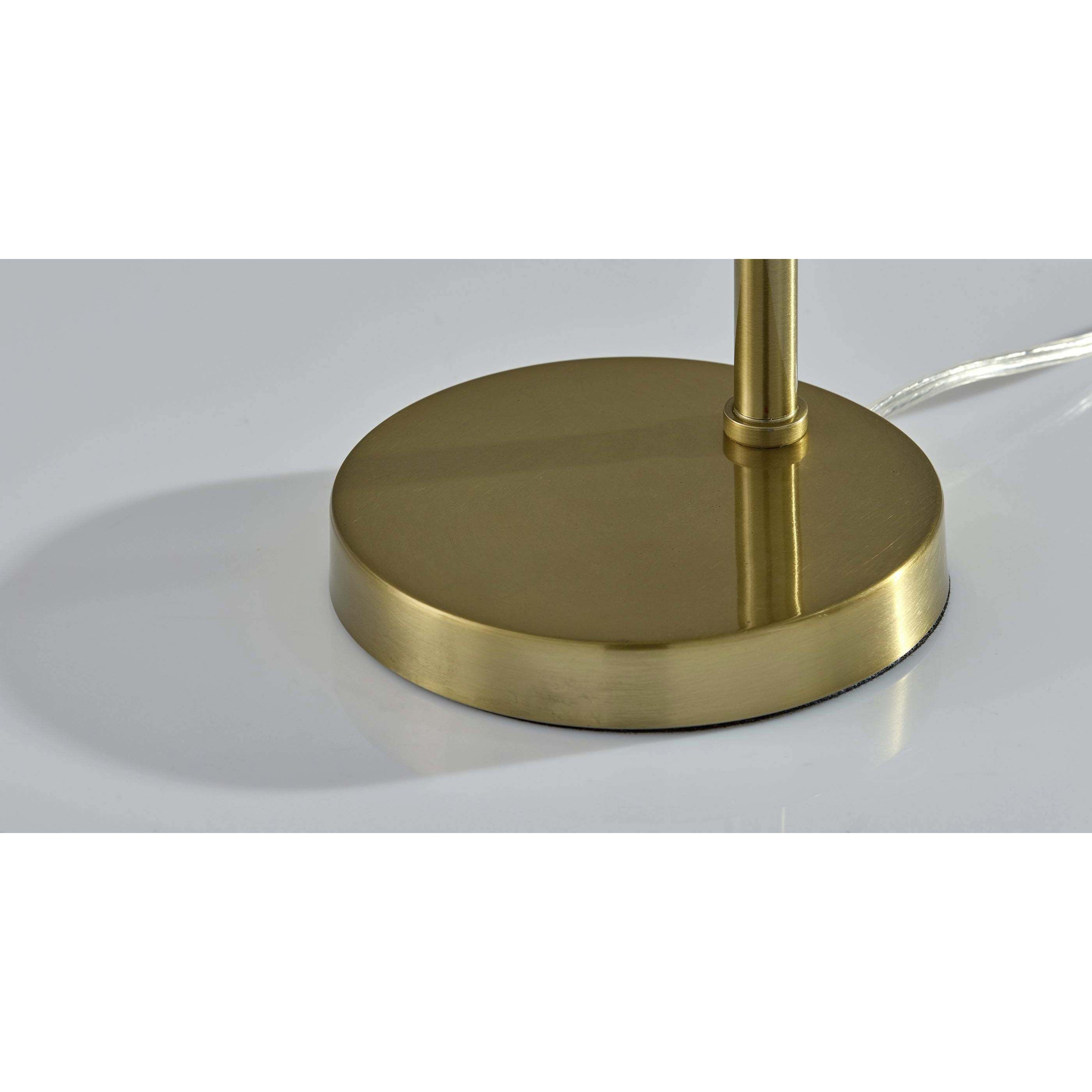 Lyra 26 inch 60.00 watt Antique Brass Table Lamp Portable Light