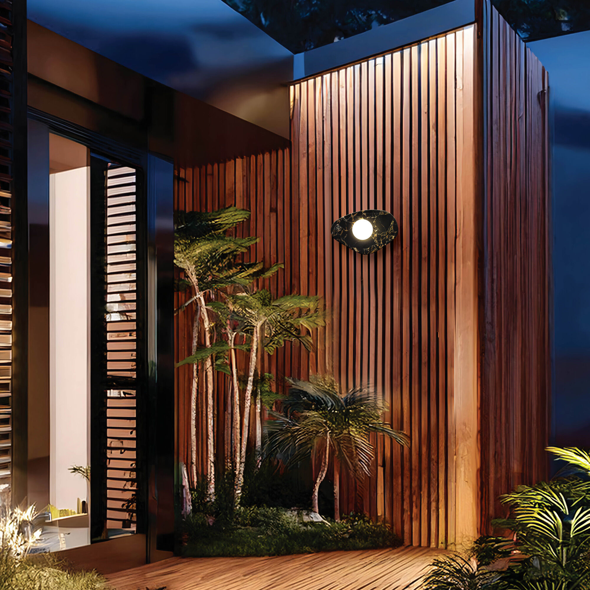 Tenere LED 7.75 inch Sand Black Outdoor Wall Sconce