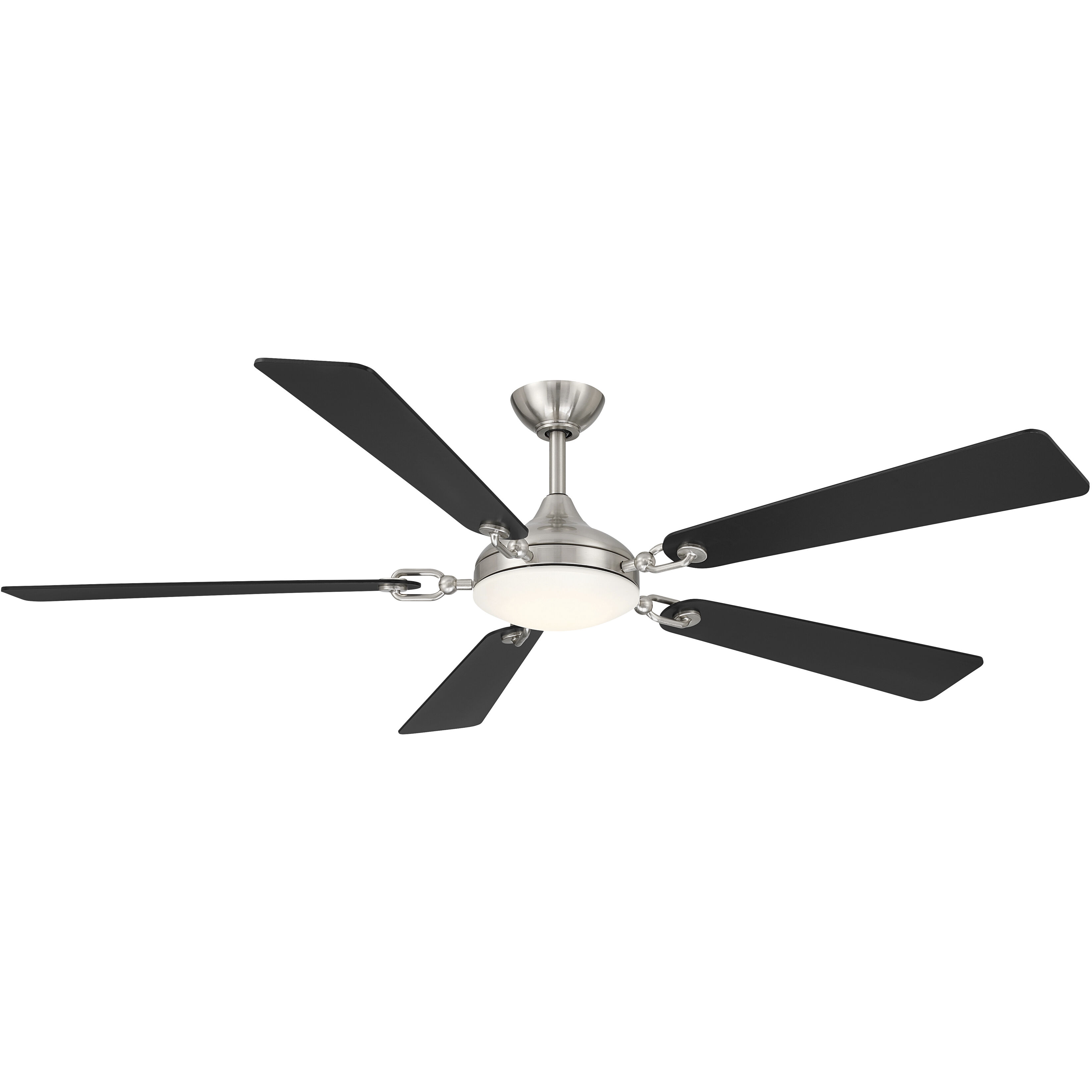 Cadena 65 inch Brushed Nickel with Coal Blades Smart Ceiling Fan