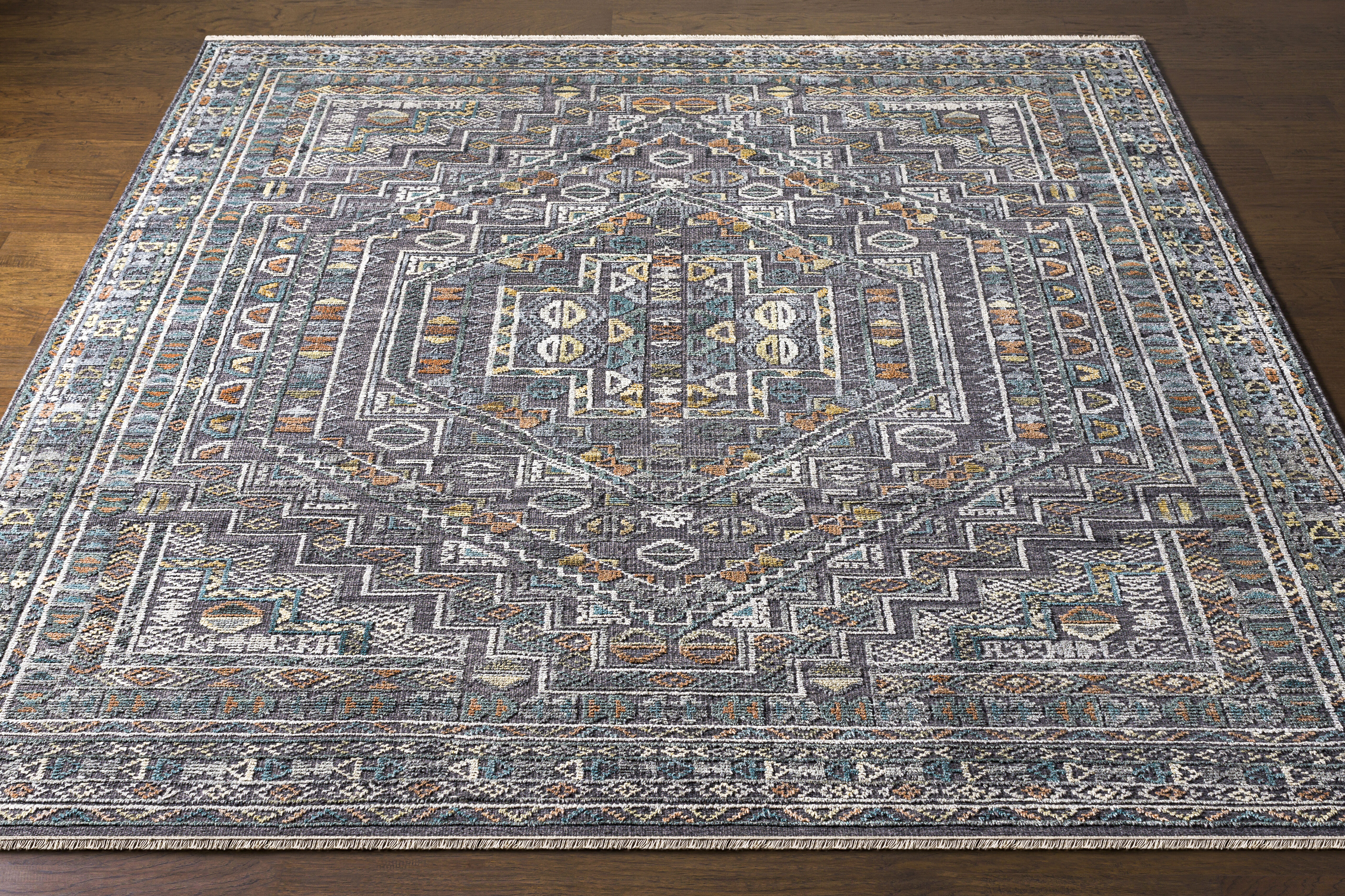 Nobility 120 X 96 inch Charcoal Rug in 8 x 10, Rectangle