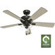 Crestfield 52 inch Noble Bronze with Bleached Grey Pine/Greyed Walnut Blades Ceiling Fan