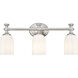 Orion 3 Light 22 inch Brushed Nickel Bath Vanity Light Wall Light