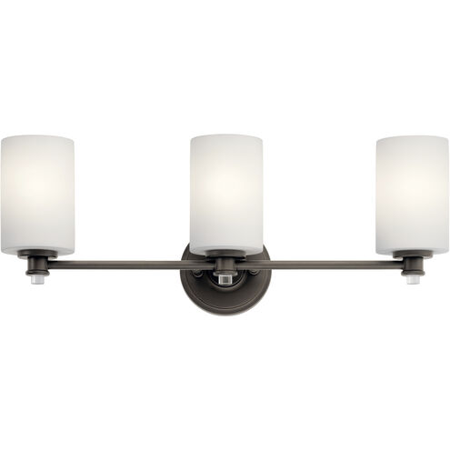 Joelson 3 Light 24 inch Olde Bronze Wall Mt Bath 3 Arm Wall Light in Incandescent