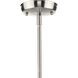 Wisten 1 Light 4 inch Brushed Nickel Mini-Pendant Ceiling Light