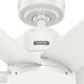 Kennicott 52 inch Fresh White Outdoor Ceiling Fan