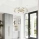 Yep Vario 8 Light 25.25 inch Titanium Gold Chandelier Ceiling Light