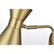 Halycon 1 Light 6 inch Satin Gold Bath Sconce Wall Light