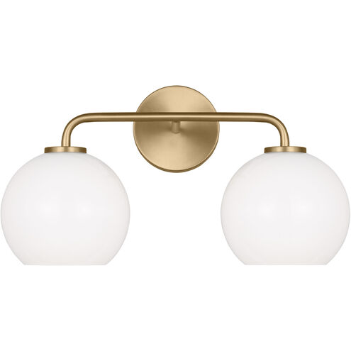 Orley 2 Light 17.5 inch Satin Brass Wall Bath Fixture Wall Light