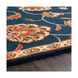 Caesar 48 inch Navy/Khaki/Rust/Tan/Dark Brown Rugs, Wool