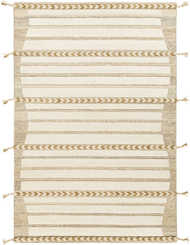 Cherokee 36 X 24 inch Tan Rug in 2 x 3, Rectangle