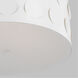 kate spade new york Dottie 3 Light 20.25 inch Matte White Pendant Ceiling Light