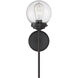 Industrial 1 Light 6 inch Oil Rubbed Bronze Wall Sconce Wall Light