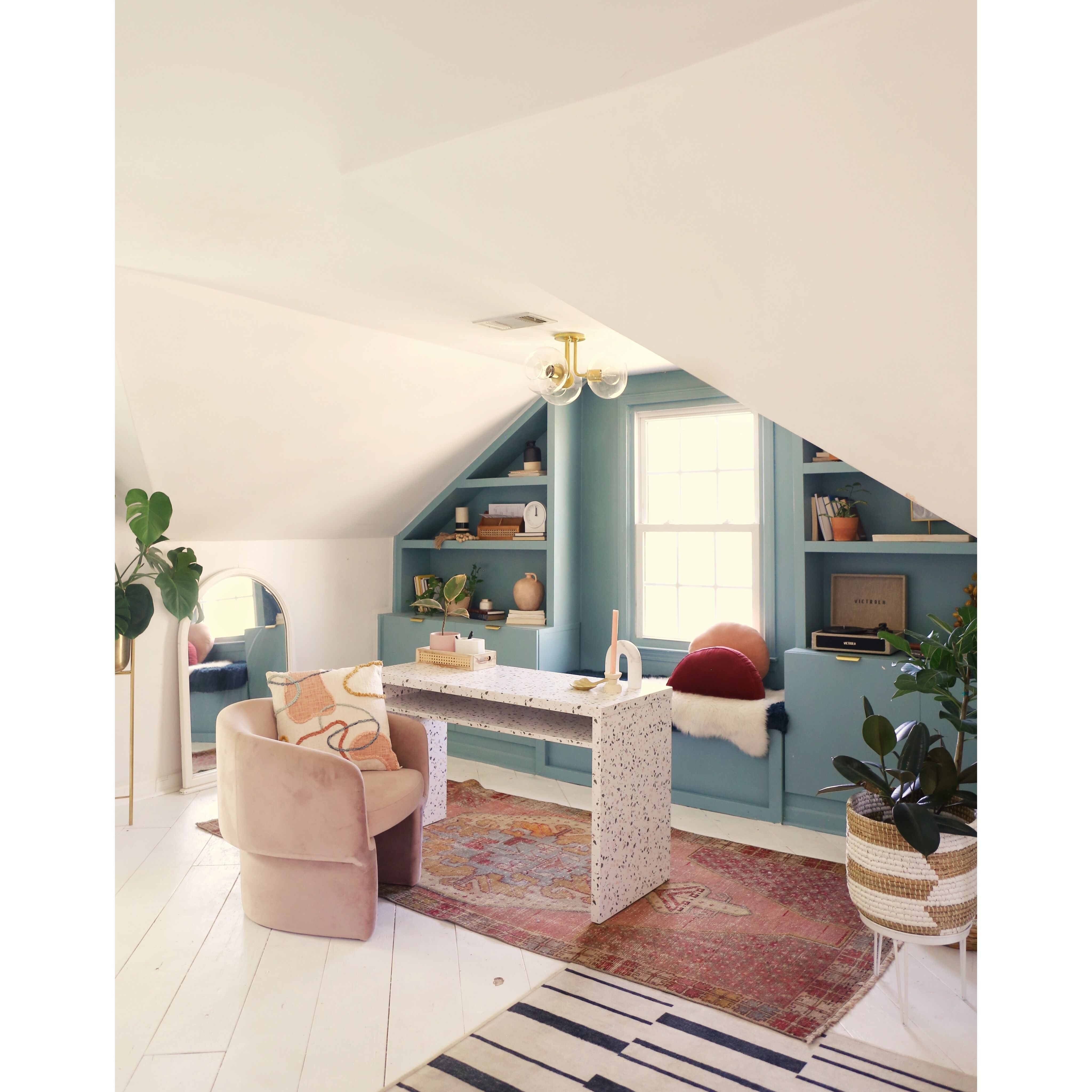 Margot 3 Light 20 inch Aged Brass Semi Flush Ceiling Light