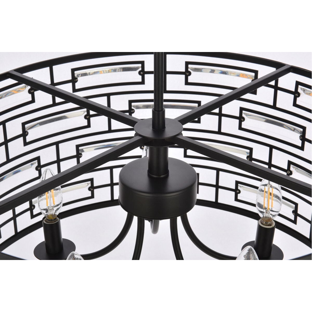 Kennedy 5 Light 24 inch Black Pendant Ceiling Light