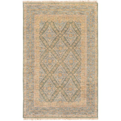 Douglas 102 X 66 inch Sage/Denim/Khaki/Camel Rugs, Wool