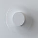Halftone LED Matte White ADA Interior Wall Light