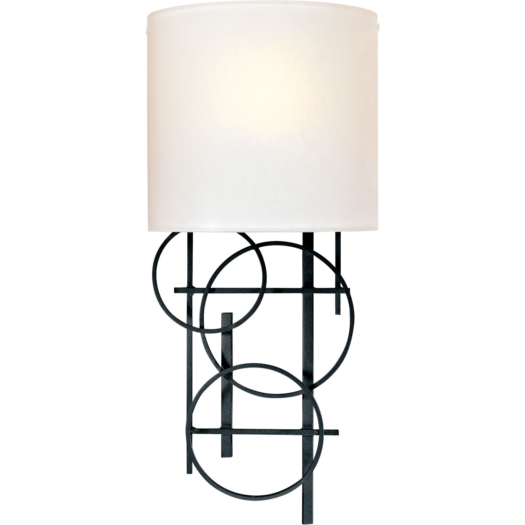 John 1 Light 8.25 inch Coal Wall Sconce Wall Light