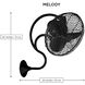 Atlas Melody 20 inch Textured Bronze Wall Fan, Atlas