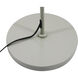 Parker II 64 inch 25 watt Seimens Grey Floor Lamp Portable Light