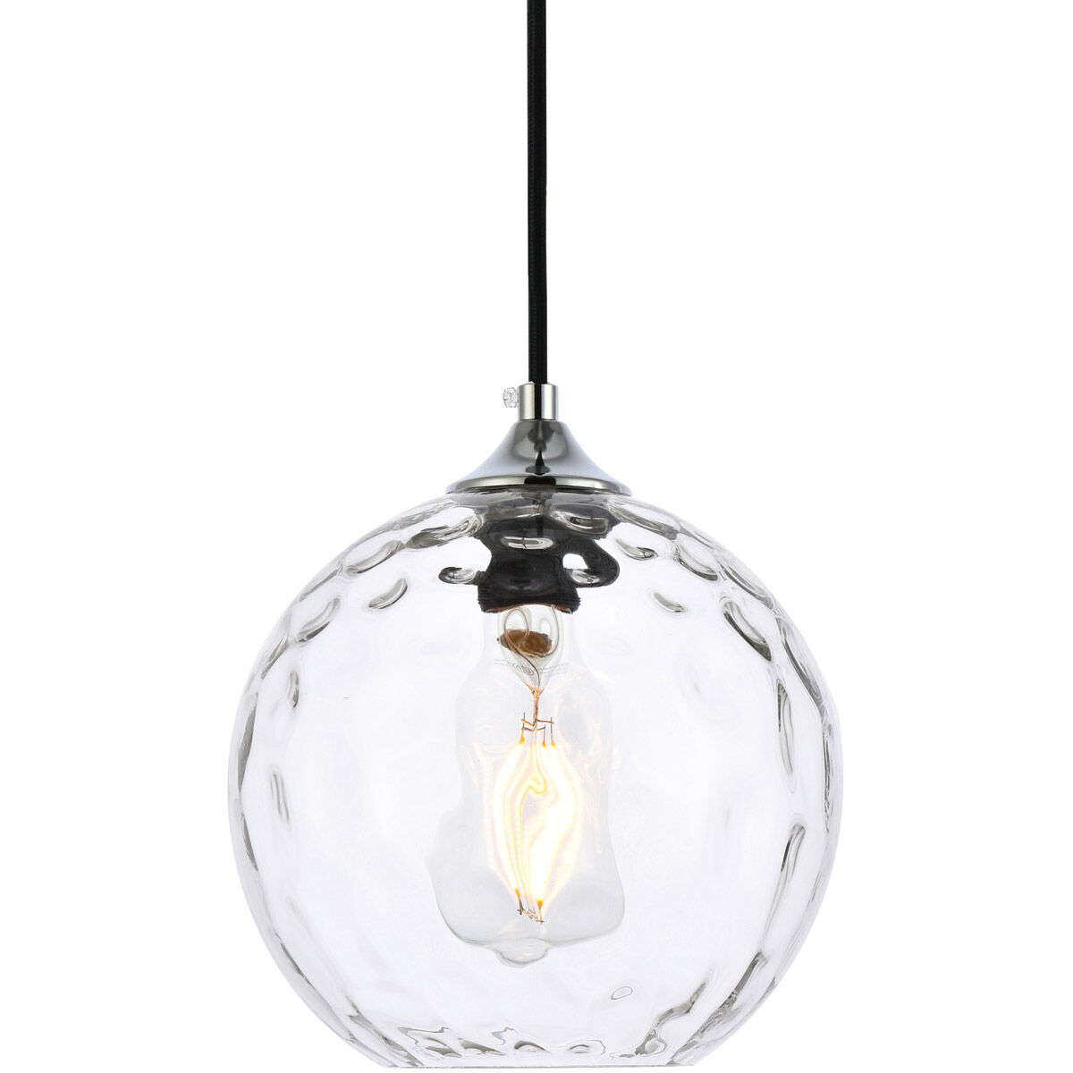 Cashel 1 Light 8 inch Chrome Pendant Ceiling Light