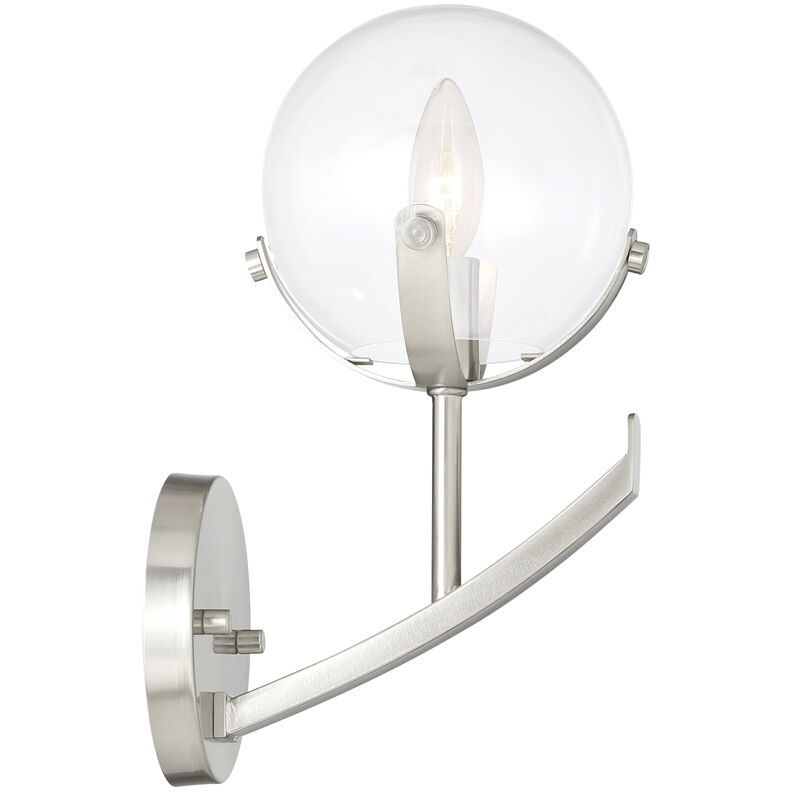 Spyglass 1 Light 6.35 inch Satin Platinum Wall Sconce Wall Light