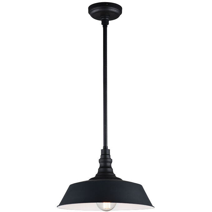 Scacchi 1 Light 14 inch Dark Grey Pendant Ceiling Light