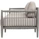 Borneo Charcoal Gray Rope and Nuance Dove Outdoor Sofa
