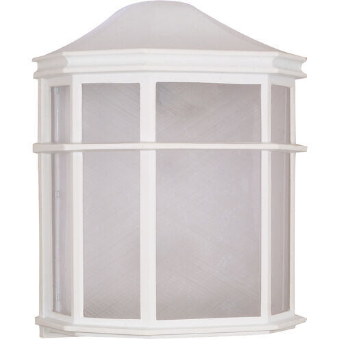 Brentwood 1 Light 10 inch White Outdoor Wall Lantern