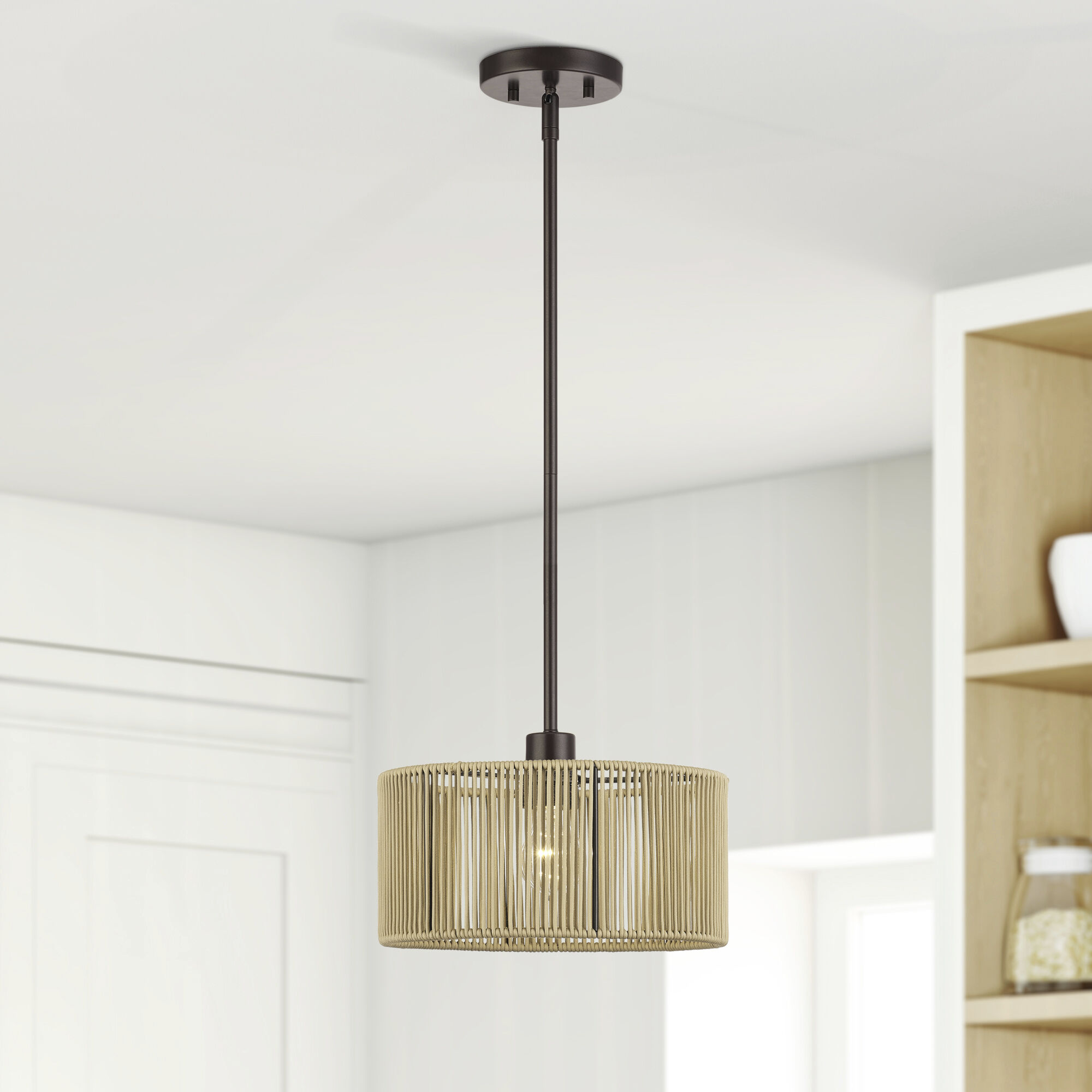 Acordia 1 Light 12 inch English Bronze Pendant Ceiling Light