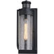 Lawton Textured Black Outdoor Motion Sensor
