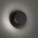 Moonglow Wall Sconce Wall Light in 2700K, Black, dweLED