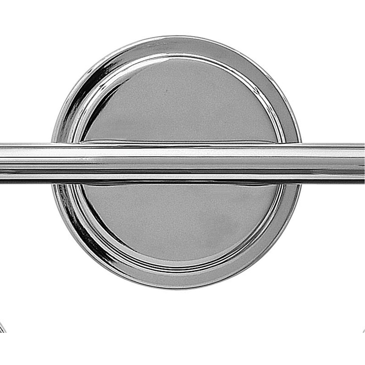 Congress 2 Light 19 inch Chrome Bath Light Wall Light, Retro Glass