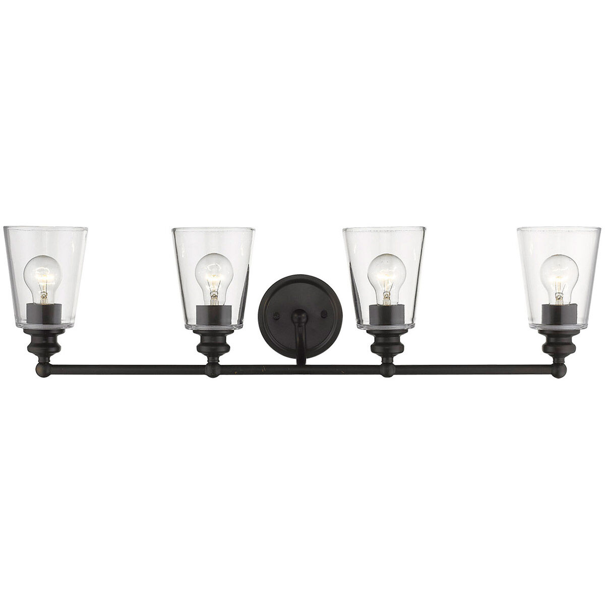 Ceil 4 Light 32 inch Oil-Rubbed Bronze Vanity Light Wall Light in Oil Rubbed Bronze