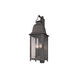 Pella 4 Light 32 inch Aged Pewter Outdoor Wall Sconce