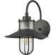 Coastal Farm 1 Light 14 inch Charcoal Outdoor Sconce