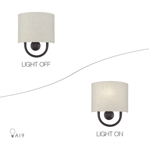 Stratton 1 Light 9 inch English Bronze ADA Wall Sconce Wall Light