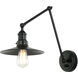 Brixson 1 Light 8.75 inch Black Wall Sconce Wall Light