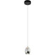 Artisan Collection/VENEZIA Series 5 inch Black Pendant Ceiling Light